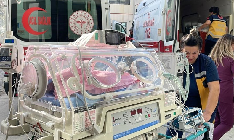 Çöpe atılan bebek, beslenmeye başlandı
