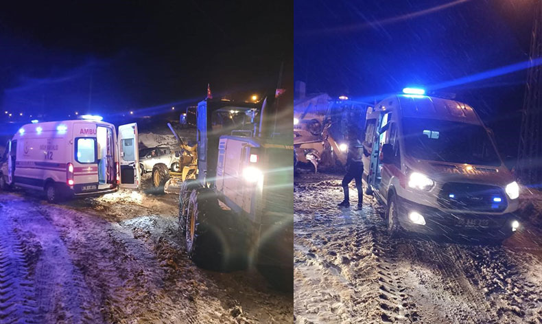 Kars’ta hasta kurtarma operasyonu