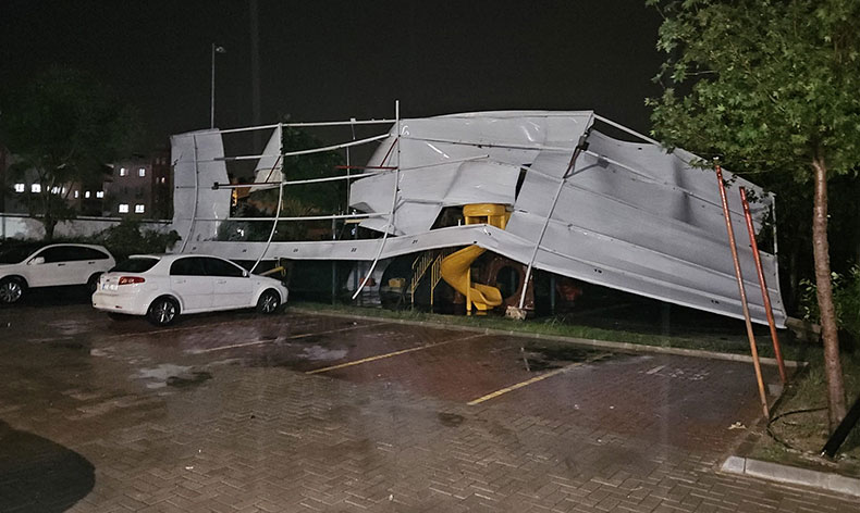 Yağmur ve fırtına etkili oldu