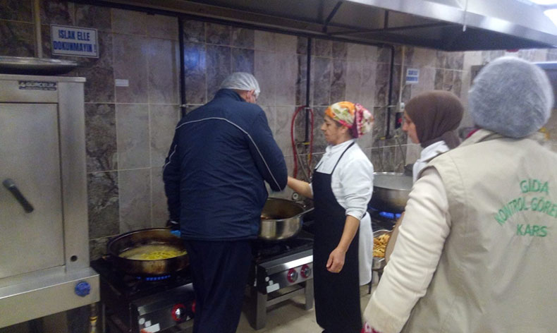 Kars’ta KYK yurtları denetlendi