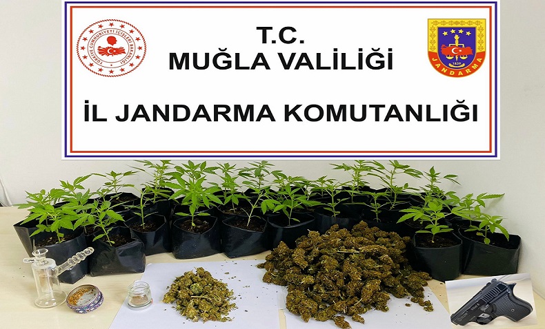 Fethiye’de uyuşturucu operasyonunda 2 kişi tutuklandı