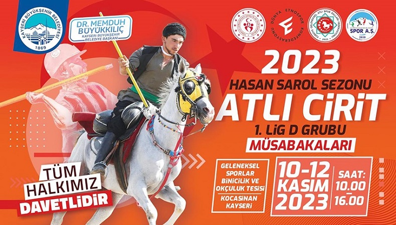 Atlı Cirit 1.Lig D Grubu müsabakaları Kayseri’de