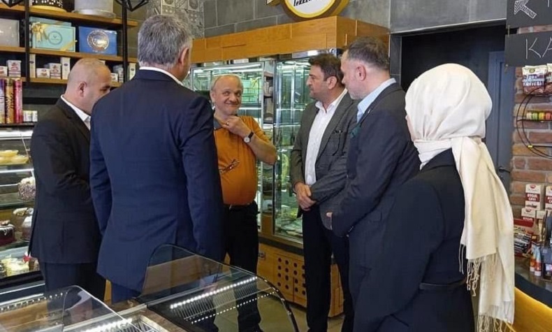 MHP İl Başkanı Muhammet Tekin esnafı ziyaret etti
