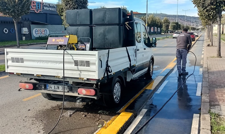 Sakarya’daki bisiklet yolları temizlendi