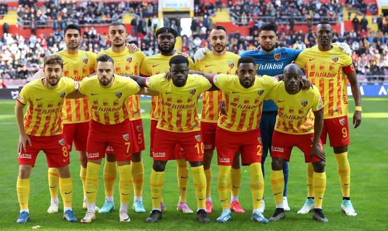 Kayserispor 13. haftayı 6. sırada kapattı