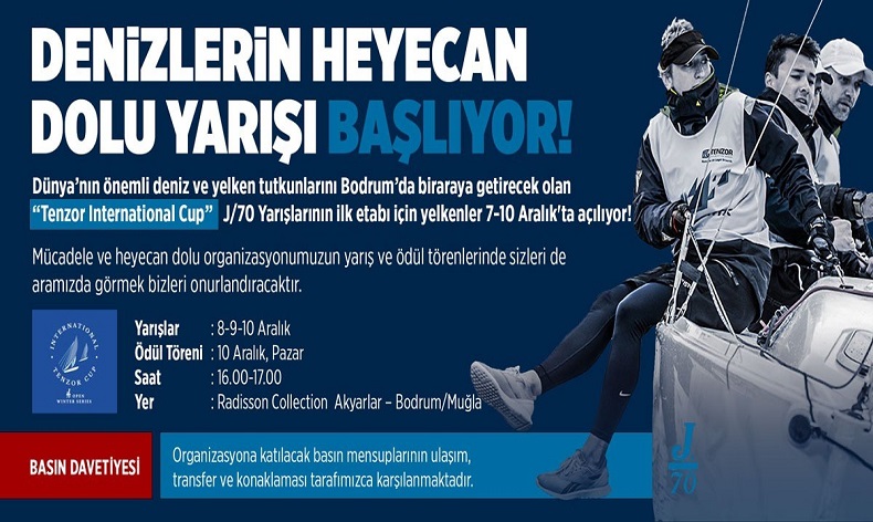 Tenzor International Cup, aralık ayında Bodrum’da başlayacak