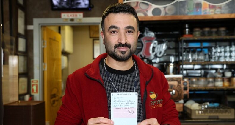 Trabzonsporlular açlıktan kapalı kantine girdi!