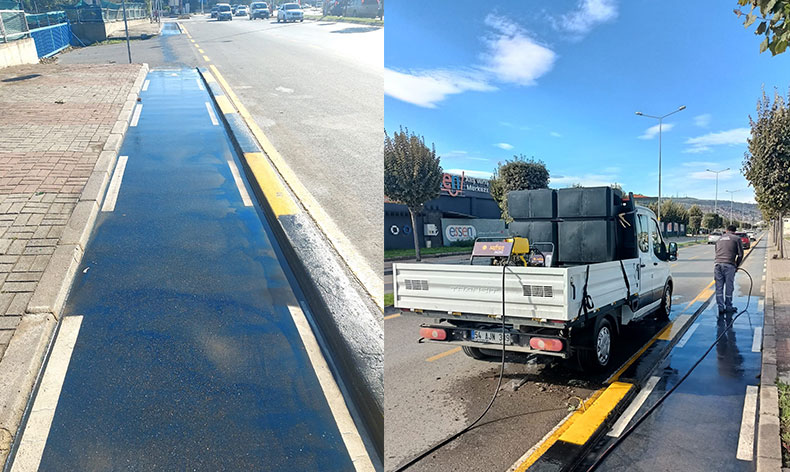 Sakarya’daki bisiklet yolları temizlendi