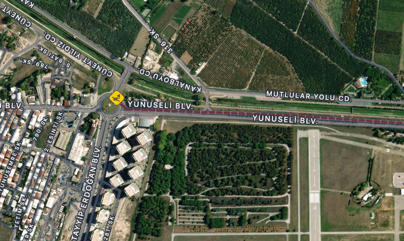Yunuseli Bulvarı’nda trafik düzenlemesi