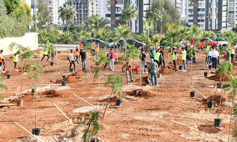Yenişehir’de yeşil alan artıyor