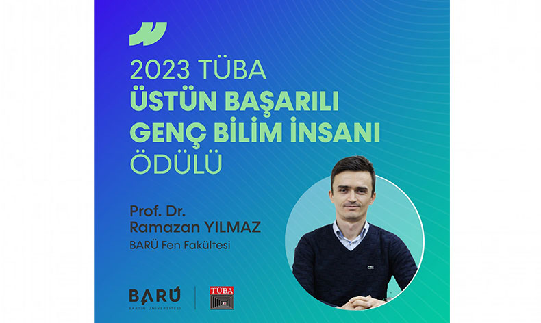 TÜBA ödülü BARÜ’den Prof. Dr. Yılmaz’a