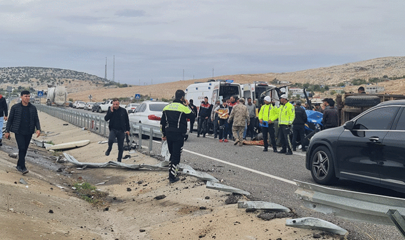 Diyarbakır’da feci kaza: 1 ölü, 1 yaralı