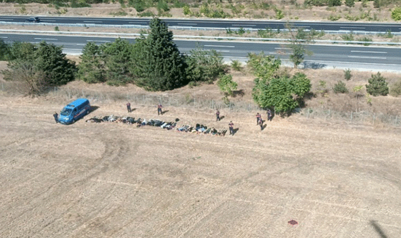 Kırklareli’nde 890 kaçak göçmen yakalandı