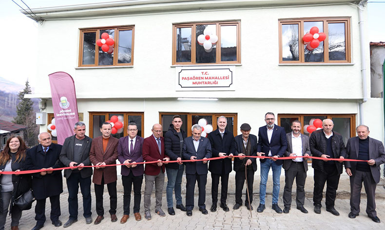 İnegöl Paşaören Mahalle Konağı törenle açıldı