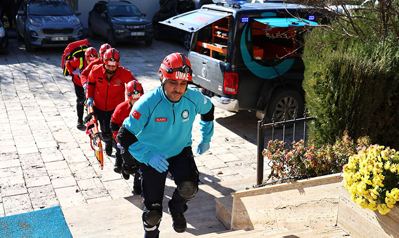 Elazığ OSB’de deprem ve yangın tatbikatı