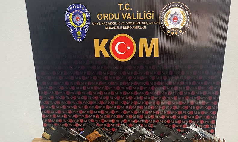 Ordu’da silah kaçakçılığı operasyonu