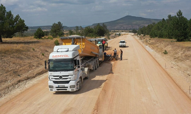 Emet-Tavşanlı karayolu yapımında sona gelindi