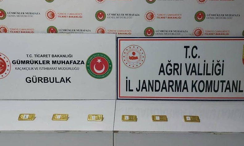 11 milyon değerinde altın yakalandı