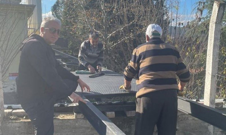 Balıköy’de üst geçit çalışması başladı