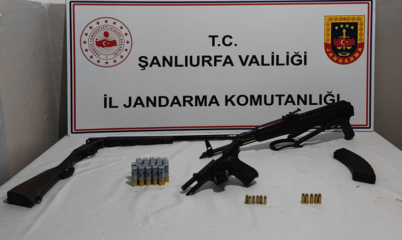 Siverek’te silah kaçakçılarına operasyon