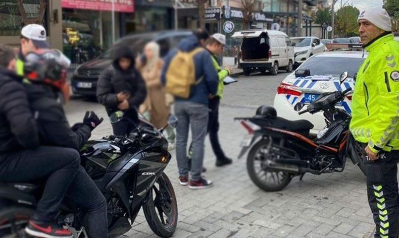 Kurallara uymayan sürücülere ceza yağdı