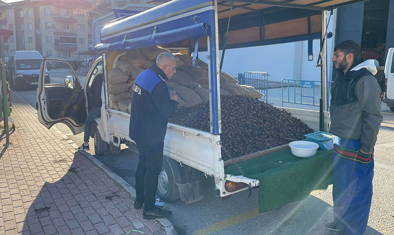 Sağlığı tehdit eden 1 ton ‘Çin kestanesi’