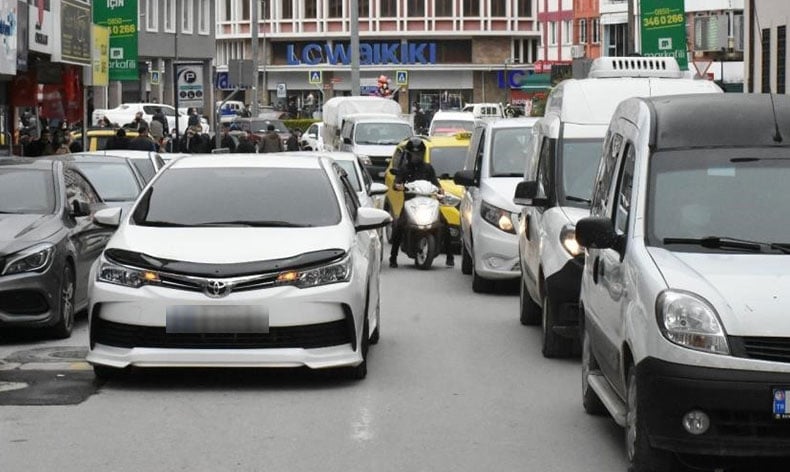 Kasım ayında araç sayısı 582 bin oldu