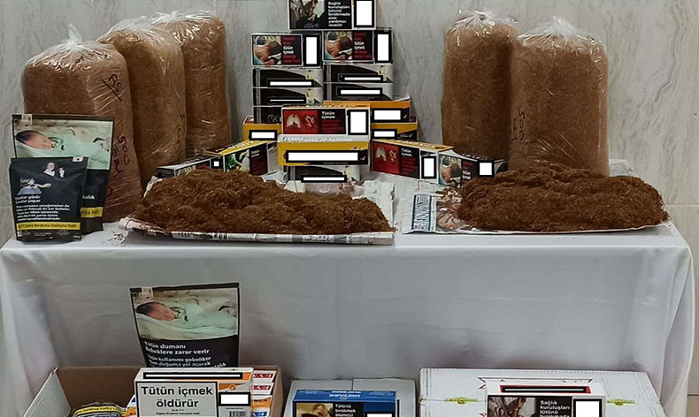 Gümüşhane’de kaçak tütün operasyonu