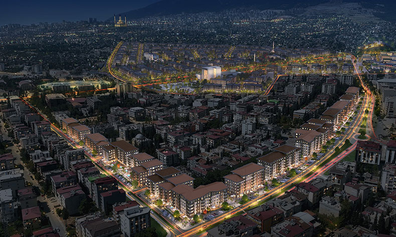 Kentsel tasarım projesinde etaplar hızla ilerliyor