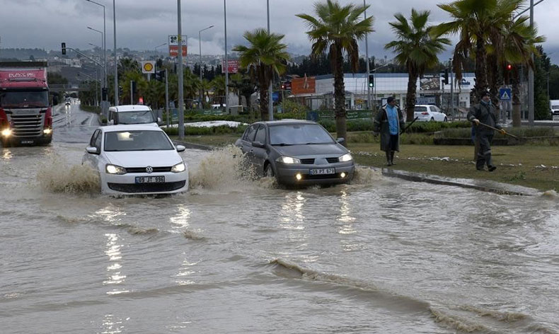 Aydın’a sağanak yağış uyarısı
