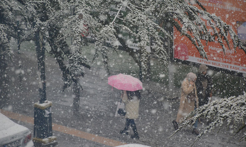 Bitlis’te yoğun kar yağışı başladı