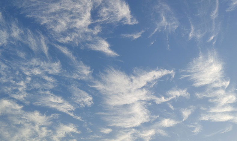 ‘Cirrocumulus’ bulutları görsel şölen oluşturdu