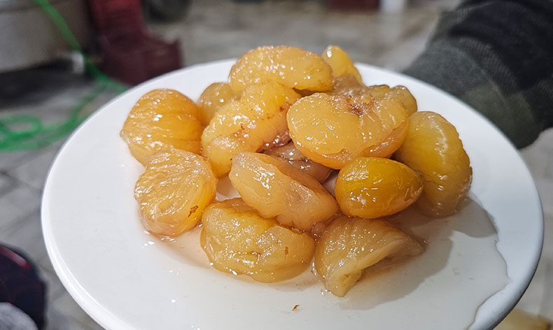 Kestane Şekeri, Uzakdoğu sofralarını süslüyor