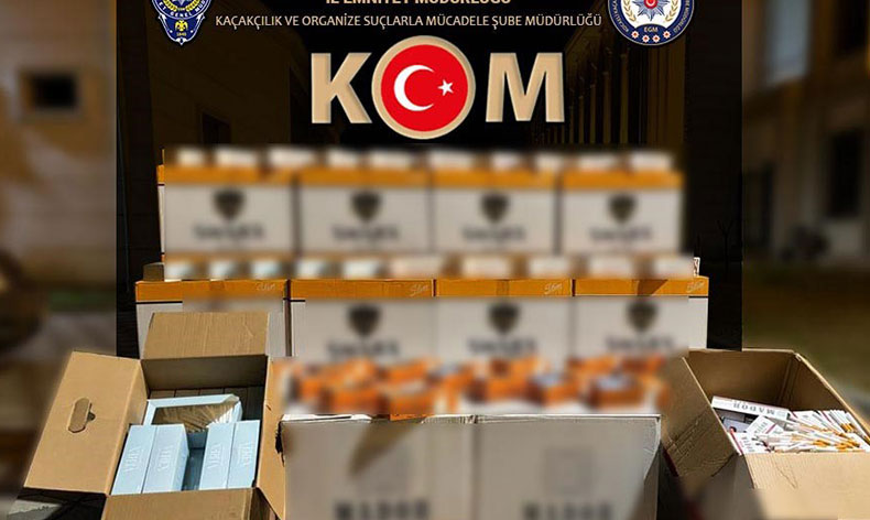 Kocaeli’de 470 bin makaron ele geçirildi
