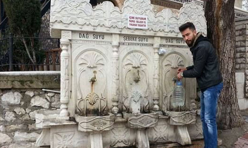 Dağ suyu şebekesi alt yapı çalışmalarından zarar gördü