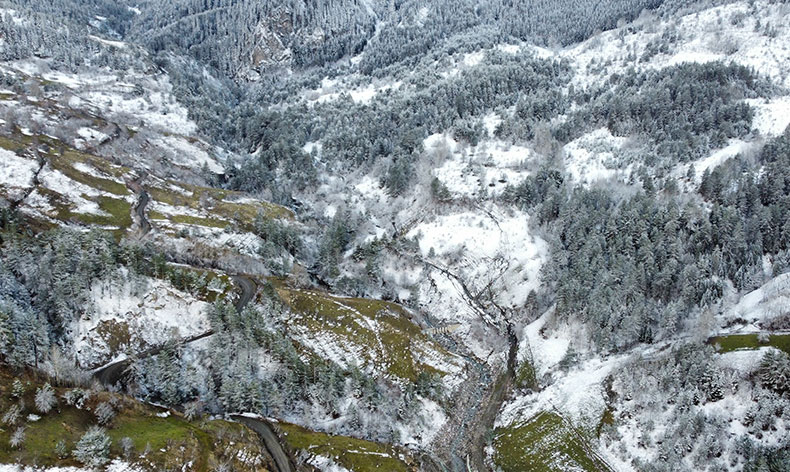 Ilgaz Dağı’nın eteklerinde kartpostallık görüntüler