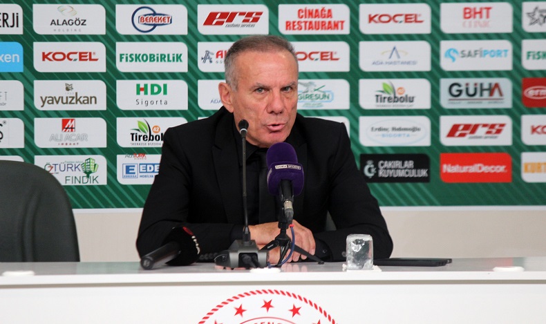 Giresunspor Teknik Direktörü Mehmet Birinci: “Transfer tahtası açılırsa bu takım ligde kalır”