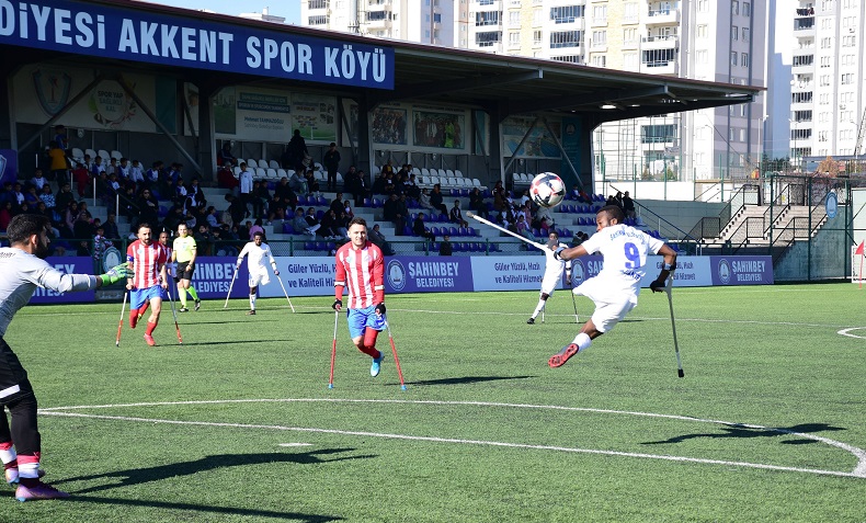 Şahinbey Ampute, Gebze Belediye Spor’u 4-0 mağlup etti