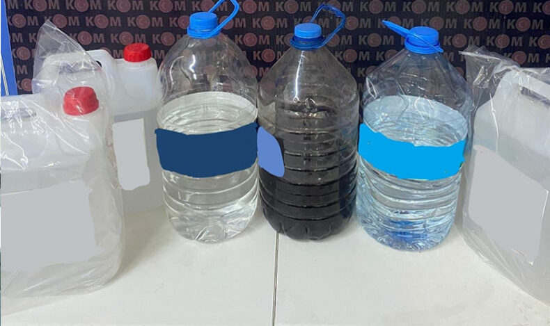 Kırıkkale’de kaçak tütün ve içki operasyonu