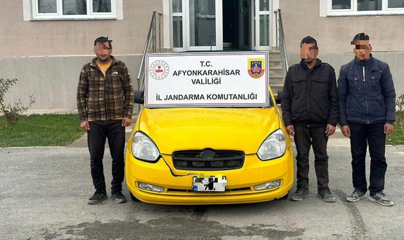 Düzensiz göçmen operasyonu, 3 gözaltı