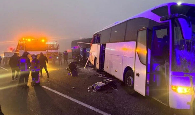 Kuzey Marmara Otoyolu’nda zincirleme kaza: 10 ölü 59 yaralı