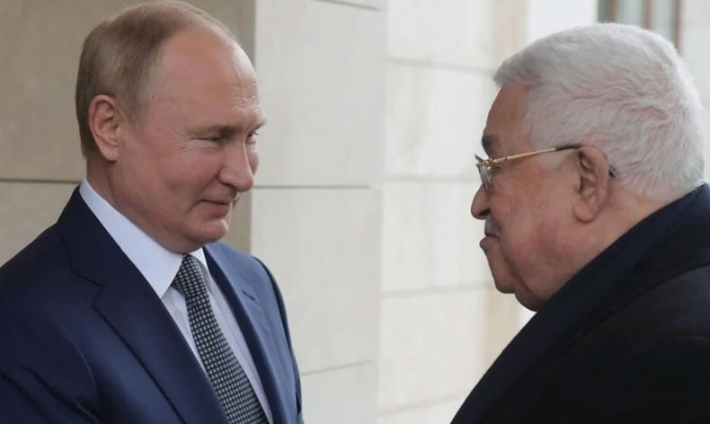 Putin ve Abbas, Gazze’yi görüştü