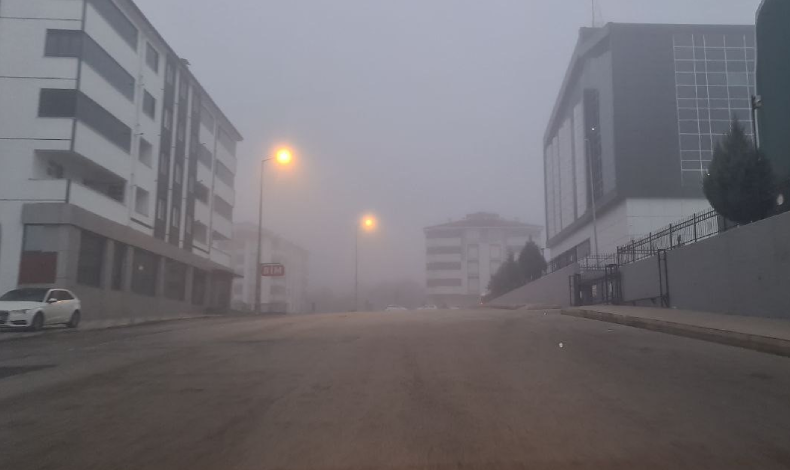 Karabük’te yoğun sis etkili oldu