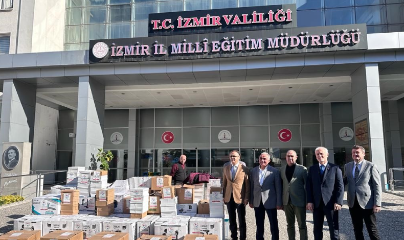 İzmir’de yetim öğrencilere yardım paketi