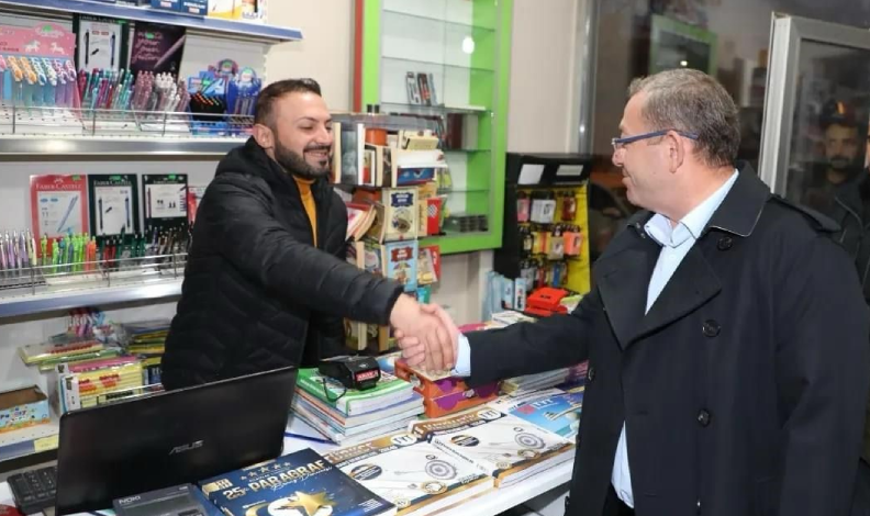 Vali Polat, Kağızman’da temaslarda bulundu