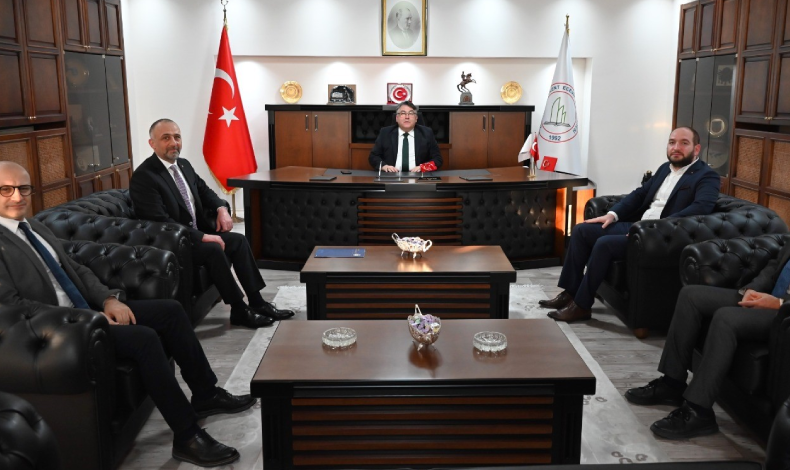 Başkanlardan Rektör Özölçer’e ziyaret