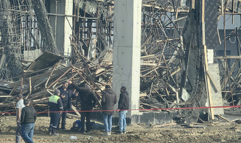 Bursa’da fabrika inşaatı çöktü: 6 işçi yaralandı