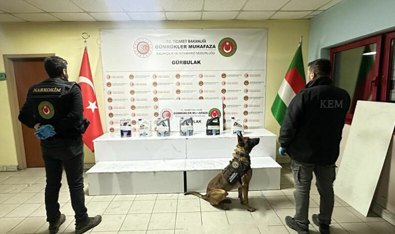 Gürbulak’ta uyuşturucu operasyonu