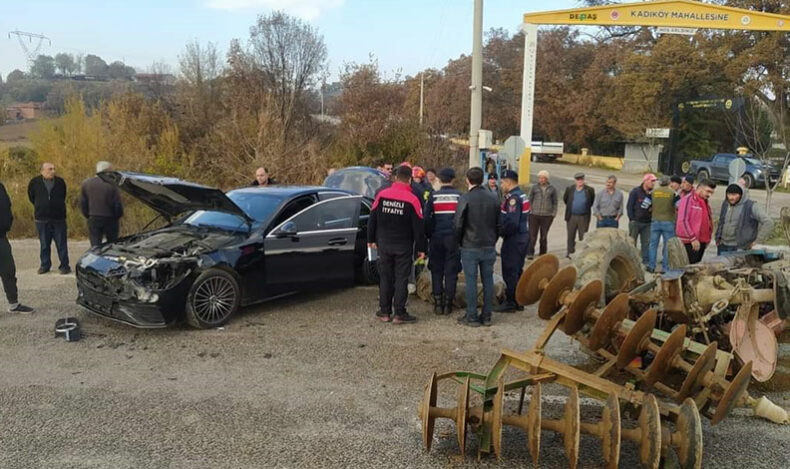 Yol verme anlaşmazlığı kaza getirdi