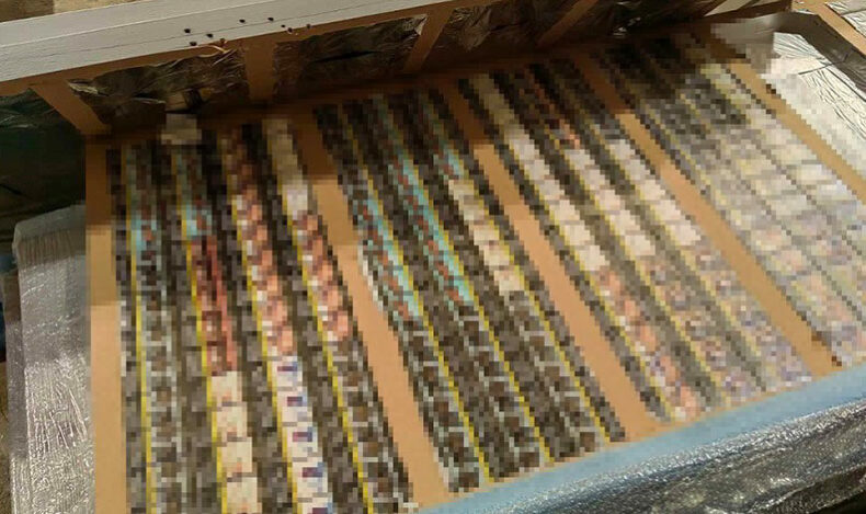 Sınır kapısında 11 bin 400 kutu kaçak sigara ele geçirildi